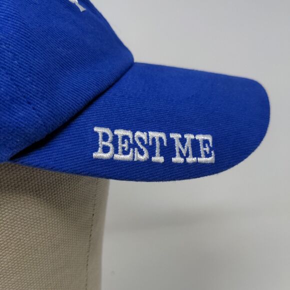 Milwaukee's Best Light Strapback Hat Blue OSFA Embroidered Logo Cards Poker - Picture 7 of 13